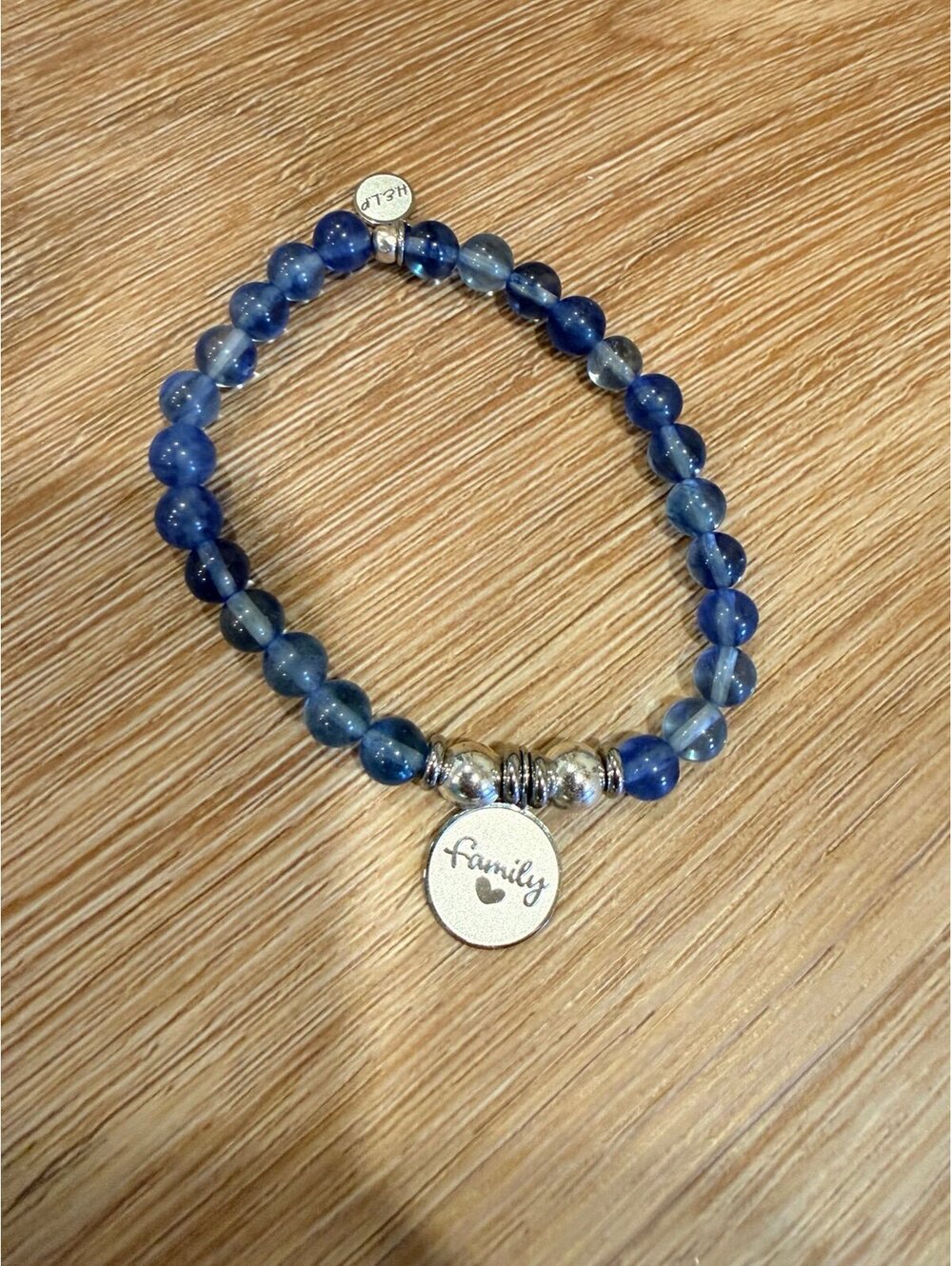 T. Jazelle blue family bracelet